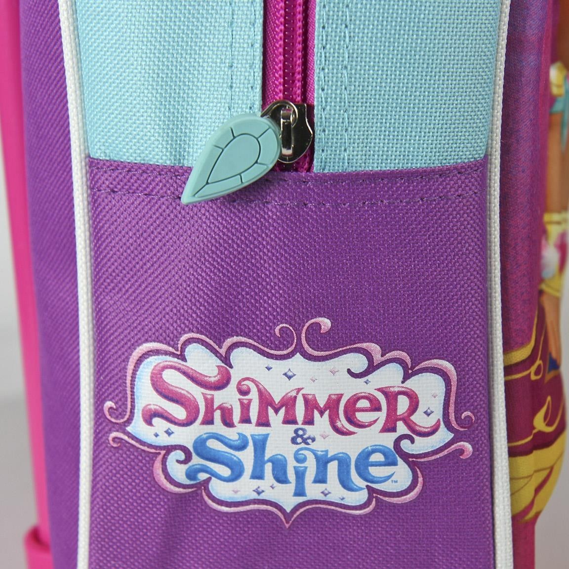 Mini trolley 3D école de loisirs 21-1955 shimmer and shine rose 25x33x10 cm