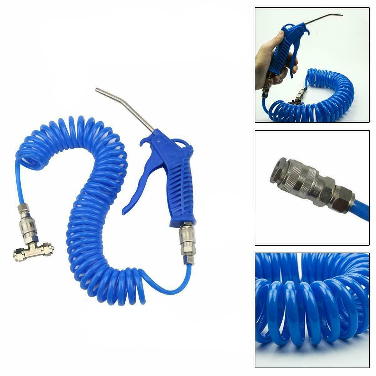 Allride pistolet de dépoussiérage de l’air 039633 tube 5 M à bobine pneumatique