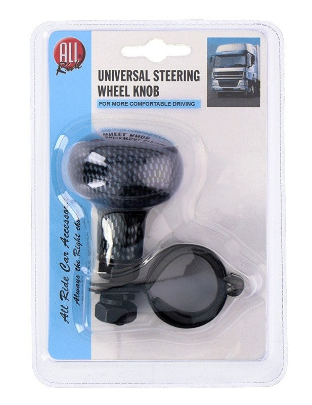 Allride Pommeau pour volant universel 031569 charbon plus de confort 10 cm
