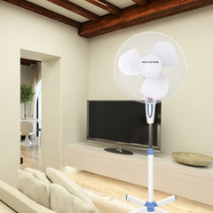 DGSUMMER Ventilateur plante pelle 40cm 3 vitesses puissance 45W 130h cm, lumière