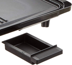 Maître Grill électrique EB1500 plaque 1500W anti-adhérent amovible 50x30x8h cm