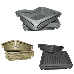 Chariot modulaire jusqu’à 4 paniers de fruits avec 36 x 28 x 9,5h cm