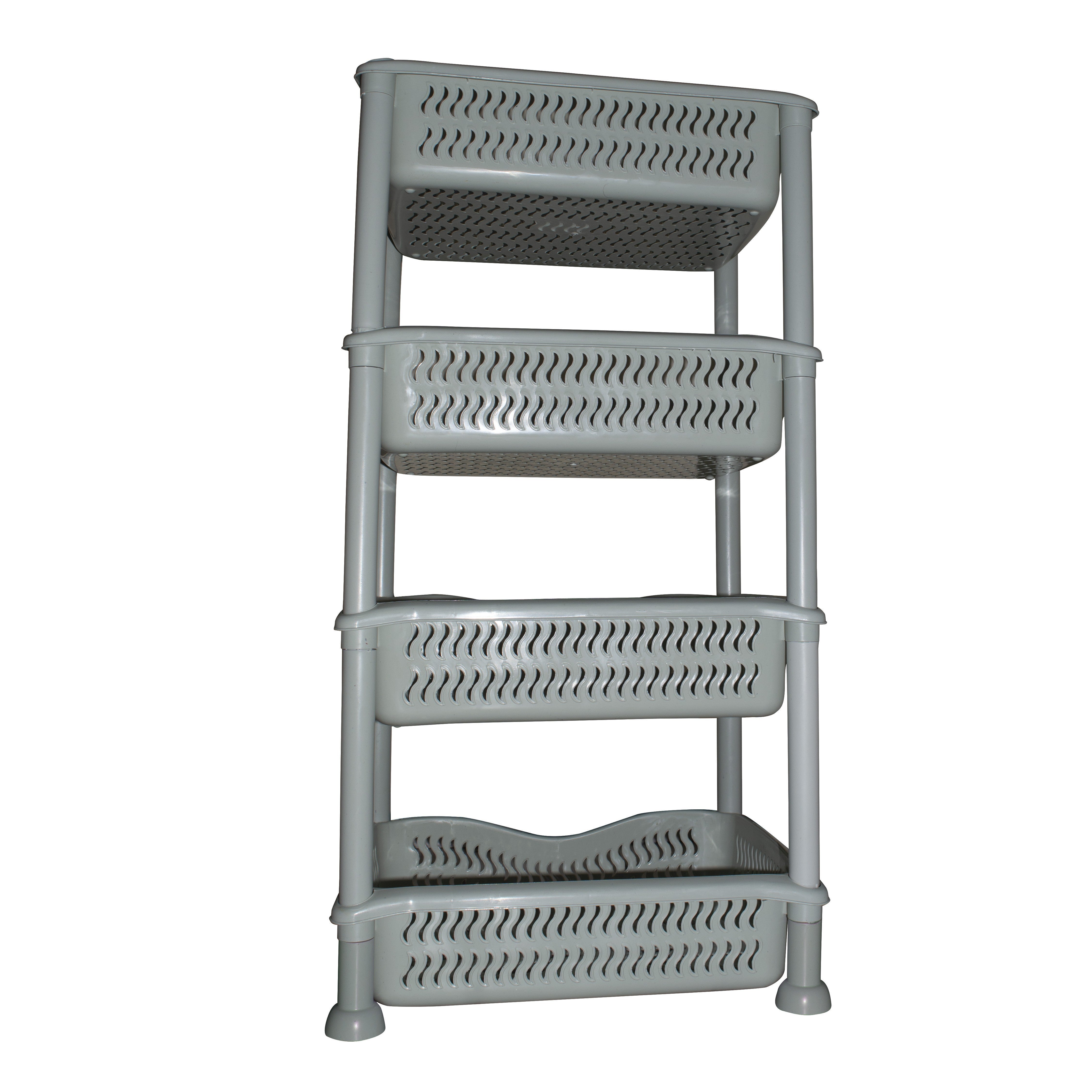 Chariot modulaire jusqu’à 4 paniers de fruits avec 36 x 28 x 9,5h cm