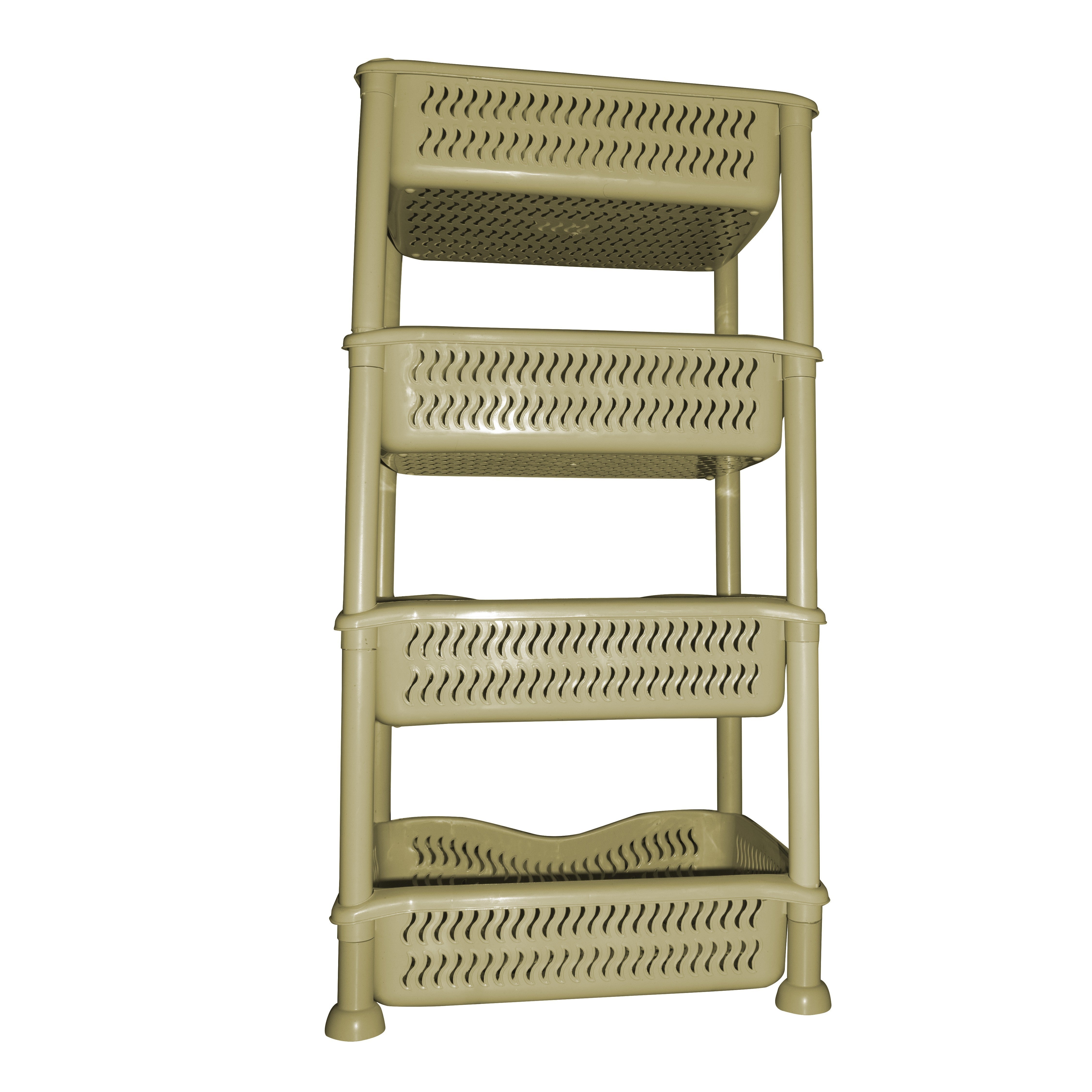 Chariot modulaire jusqu’à 4 paniers de fruits avec 36 x 28 x 9,5h cm