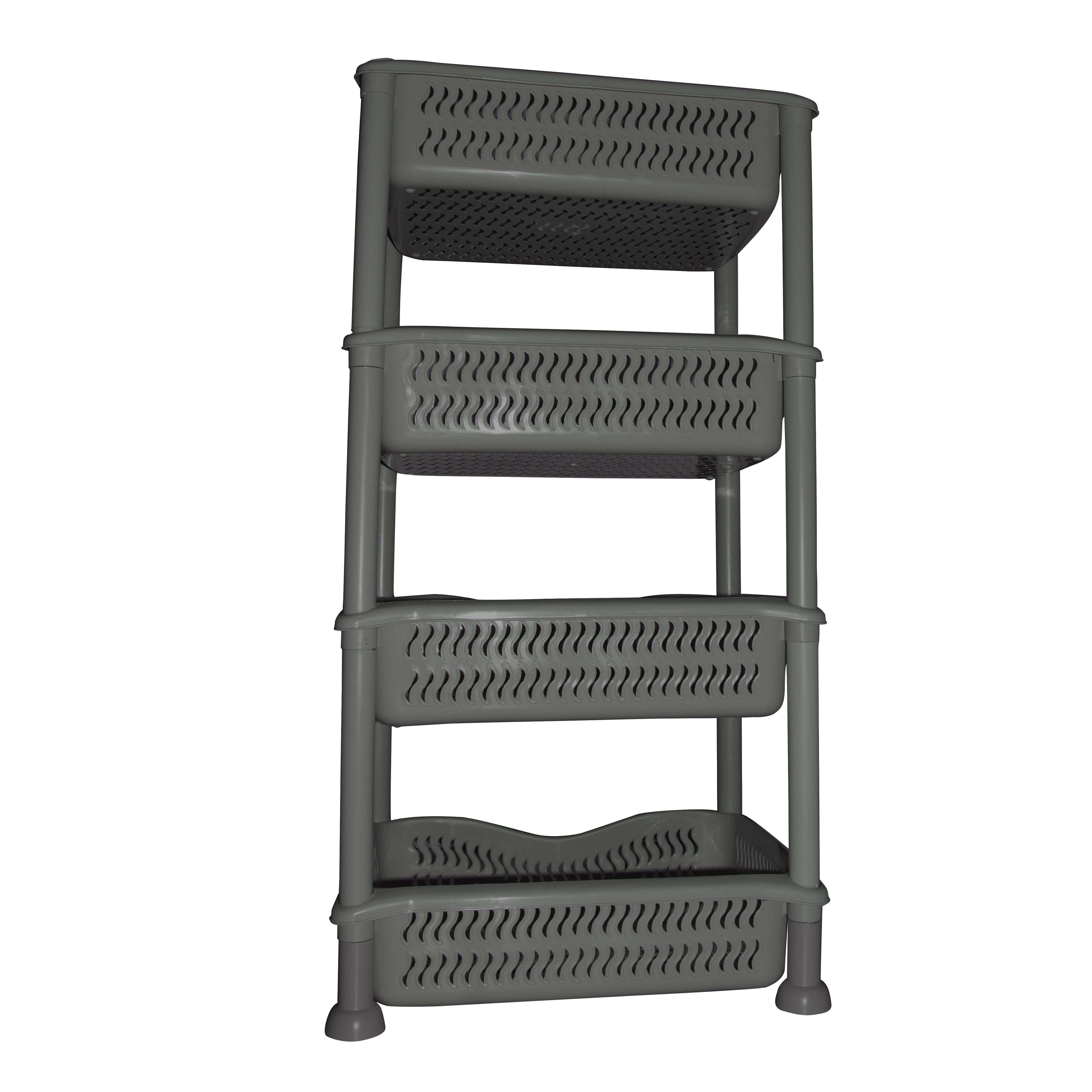 Chariot modulaire jusqu’à 4 paniers de fruits avec 36 x 28 x 9,5h cm