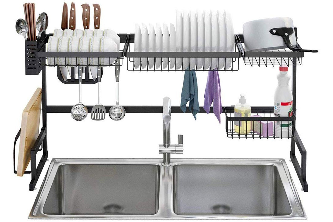 Emay Égouttoir 92x45h cm acier 013005 de dessus évier vaisselle