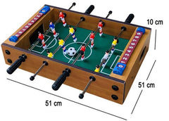 Table de Football Babyfoot 539706 table avec 2 boules 51x51x10h cm