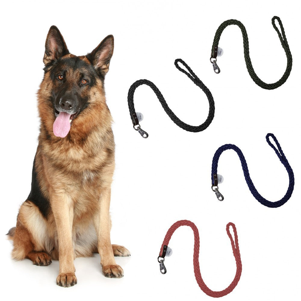 Laisse à corde en nylon 5678 pour chiens taille moyenne ou grande 120 cm x 4 cm