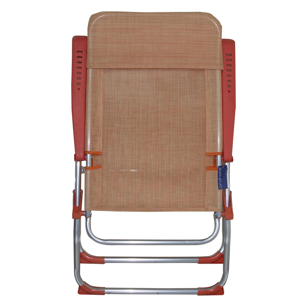 Chaise longue 379530 inclinable 8 positions avec accoudoirs tube 22mm aluminium