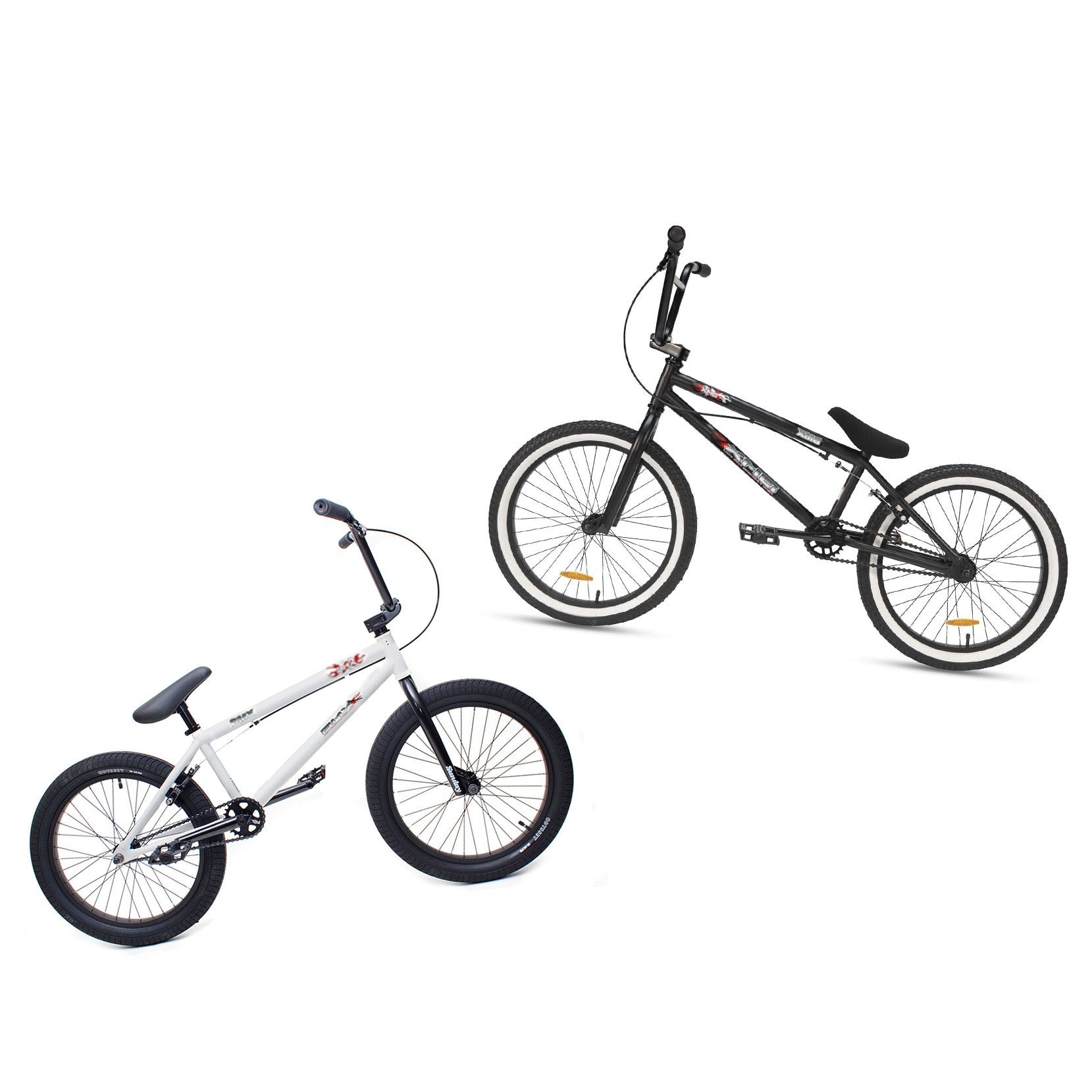 Vélo BMX SPOKES WHEEL Freestyle taille 20 Vélo Cadre en Acier Jumper