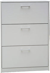 TWICE Chaussures 3 portes pliantes 63x24xh120 cm en bois MDF Double Profondeur