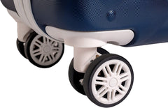 Coveri Collection Set 3 voyage trolley ABS 6065015 BERLIN Bleu et Blanc