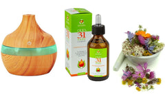 Diffuseur aromathéraputique Setablu 300 ml avec huile aux extraits aux 31 herbes