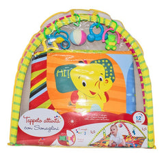 Tapis d’activité avec 5 hochet Tu Jeux 121418 jeu enfants 83x83 cm