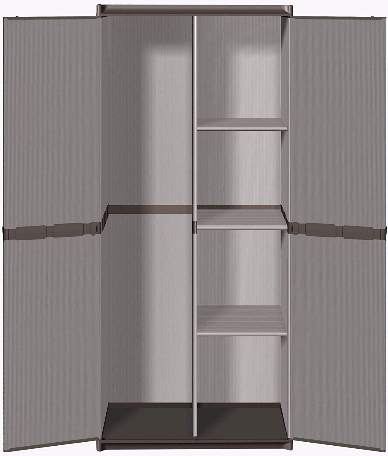 Armoire porte-balais de 68x40x168h cm Art 9234 mobile en plastique résine