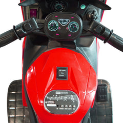 Moto électrique enfants ARROW 6V 4ah B39330 contrôle au pied lumières et sons