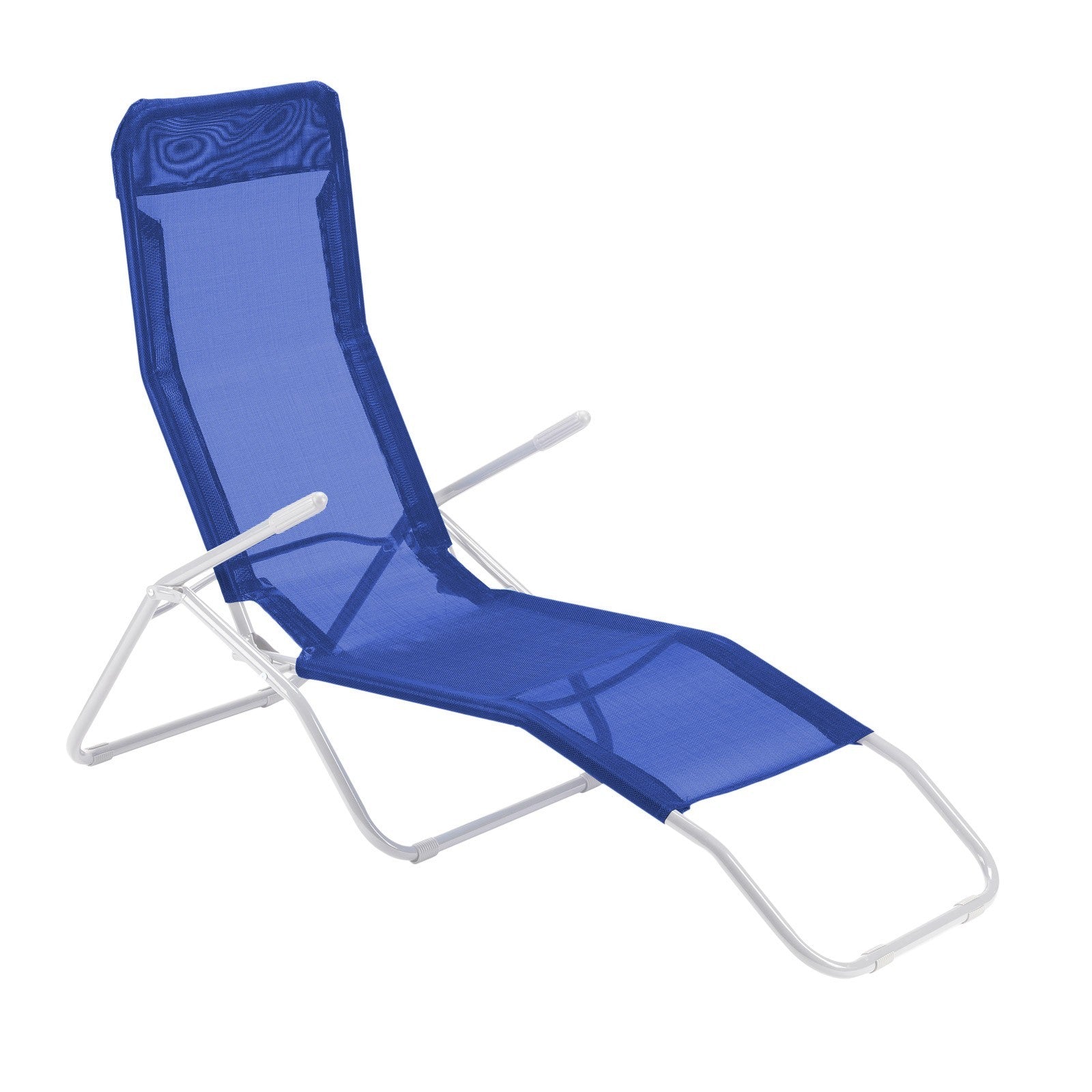 Transat de jardin Comfort en texilene 823907 basculant acier 140x57x96h cm