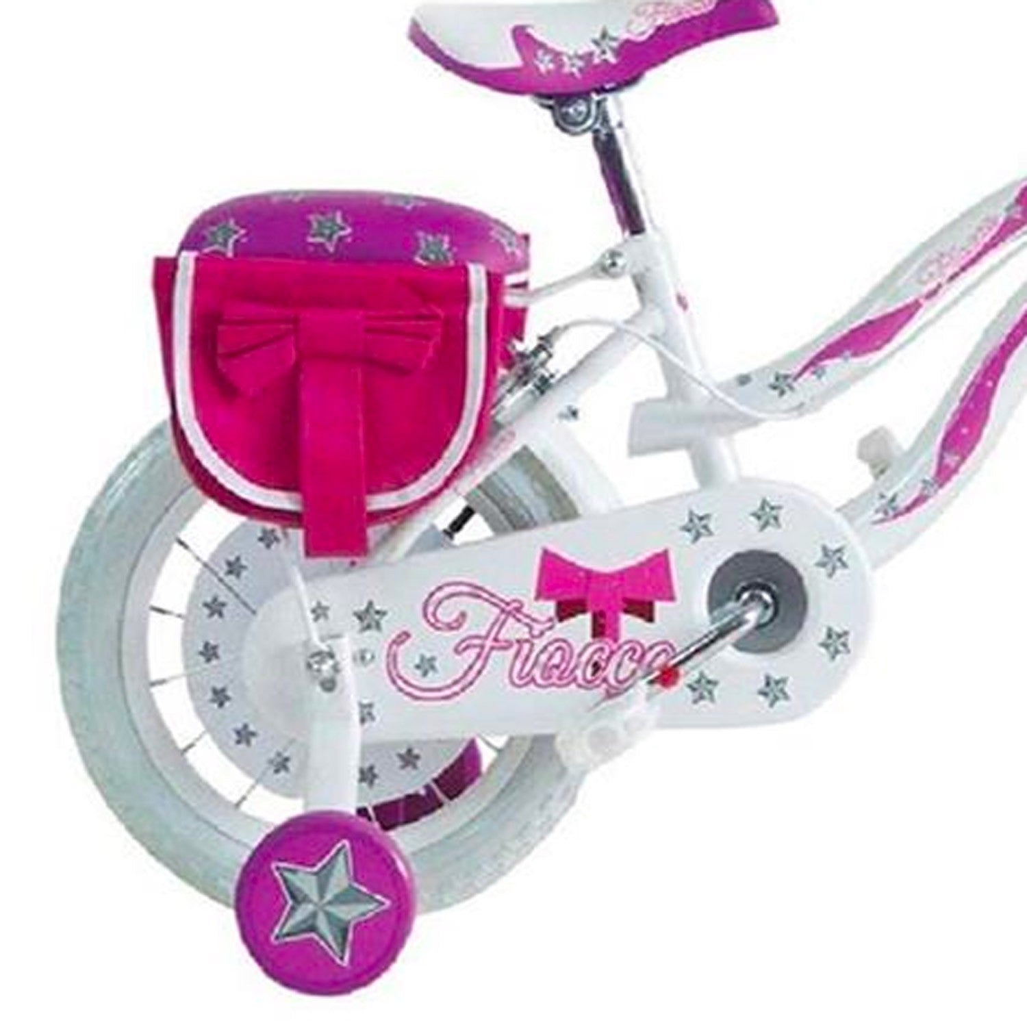 Vélo BKT FIOCCO taille 16 vélo pour petite fille âge 5 - 8 ans avec roulettes