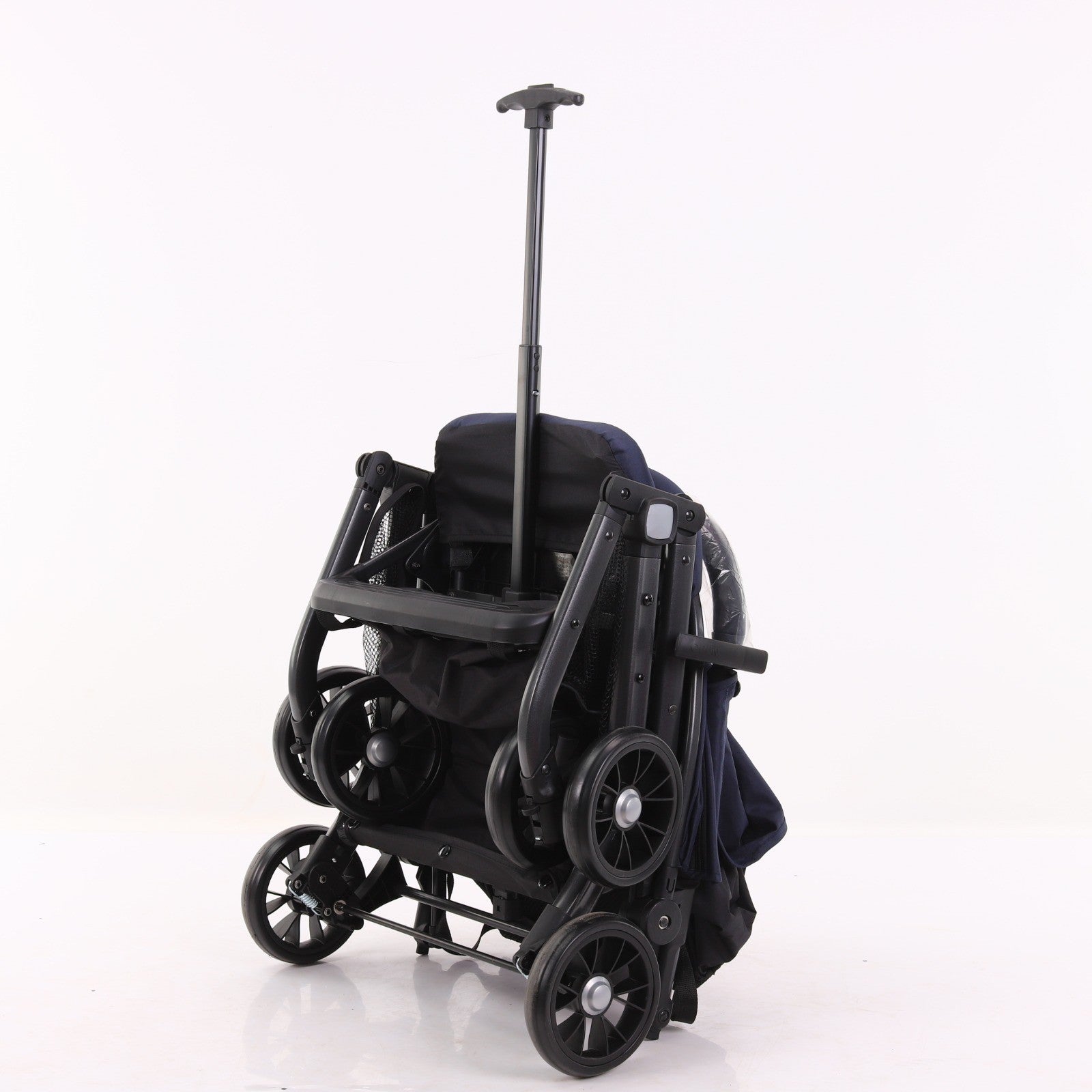 Poussette NUNU' BUGSY NU-C1-BL couleur BLEU pliant 516629 Chariot couvre-jambes