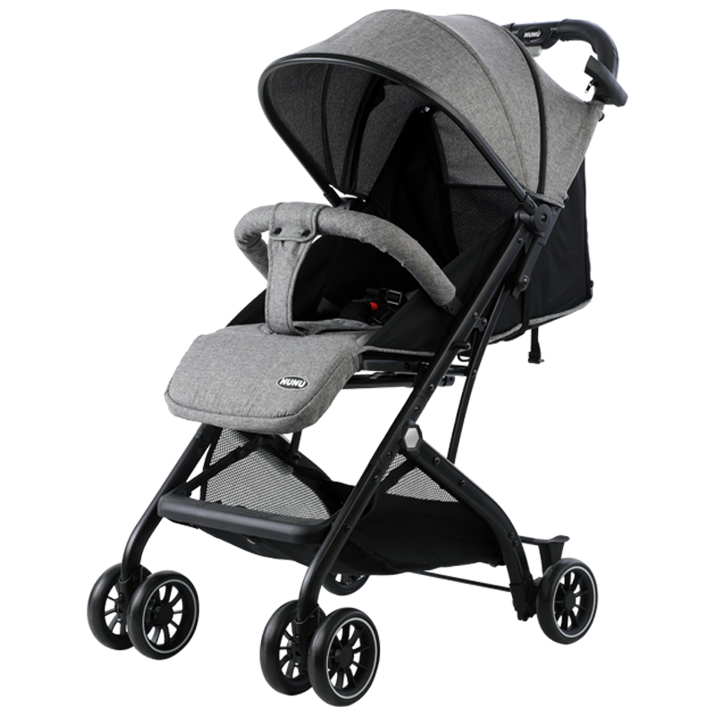 Poussette NUNU' BUGSY NU-K1-GR Linen GRAY 516643 pliage Trolley couvre-jambes
