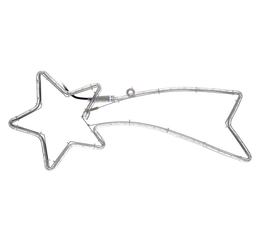 75181 Etoile filante de Noël lumière CHAUDE cadre en métal 65 X 30 cm
