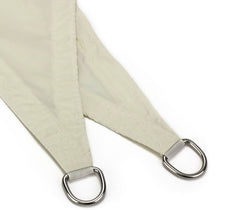 Drap ombragé CARRÉ 482445 Beige 5x5m attaches renforcées et corde en nylon