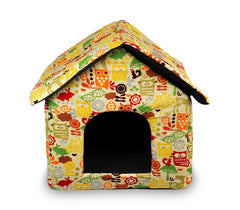 901064 Panier doux en forme de niche FANTASY pour les petits chiens