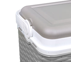 ADRIATIC 271674 Réfrigérateur portable 24 litres,PP GRIS trame RATTAN 40x37x23cm