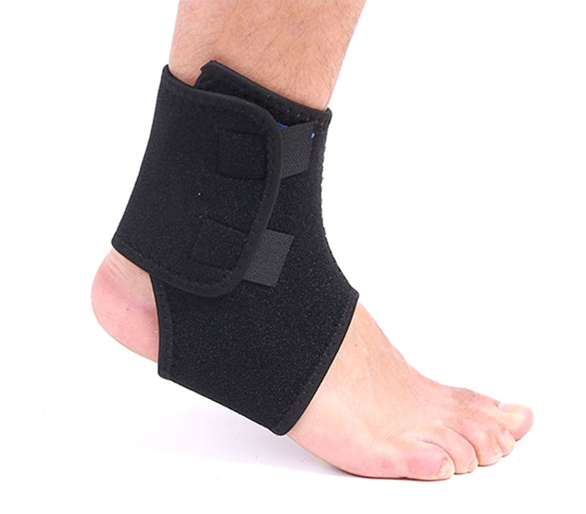 Support bandeau SBK 705 en néoprène pour cheville double fermeture noir