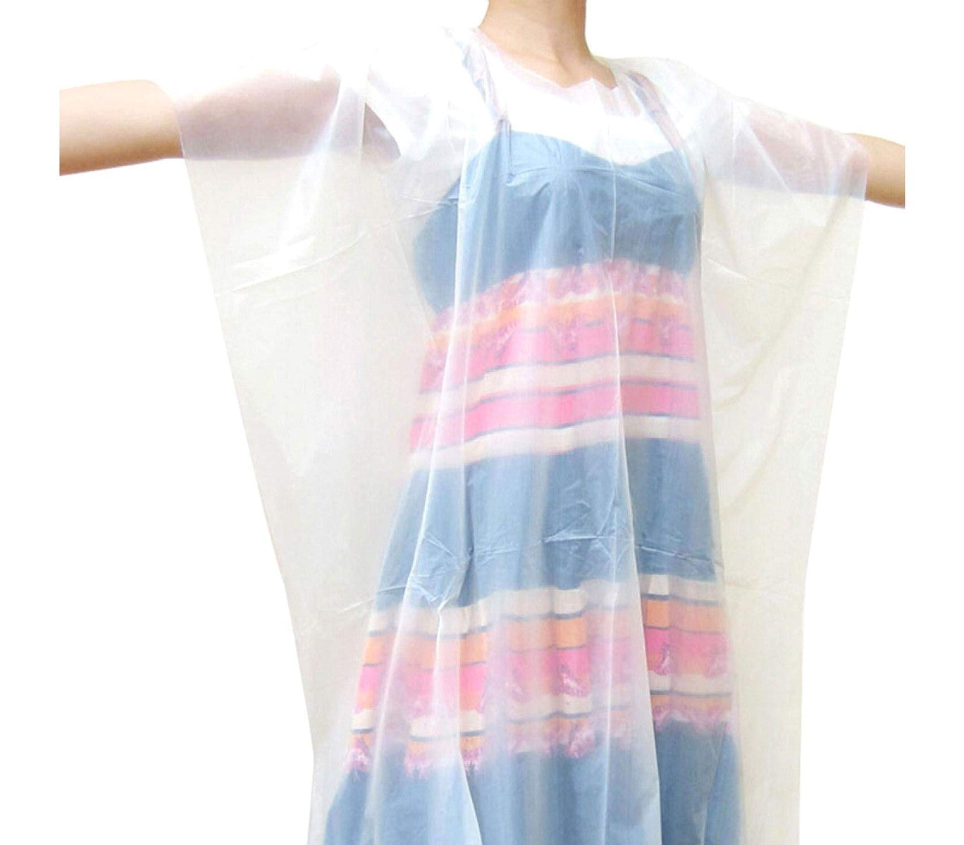 Pack de 12 pièces Capes blanches à usage unique 158998 pour les salon 90x110 cm