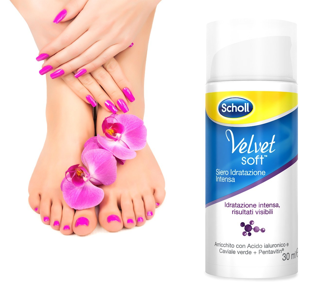 3018783 Dr. Scholl Velvet doux sérum pieds hydratation intense Pentavitin 30ml