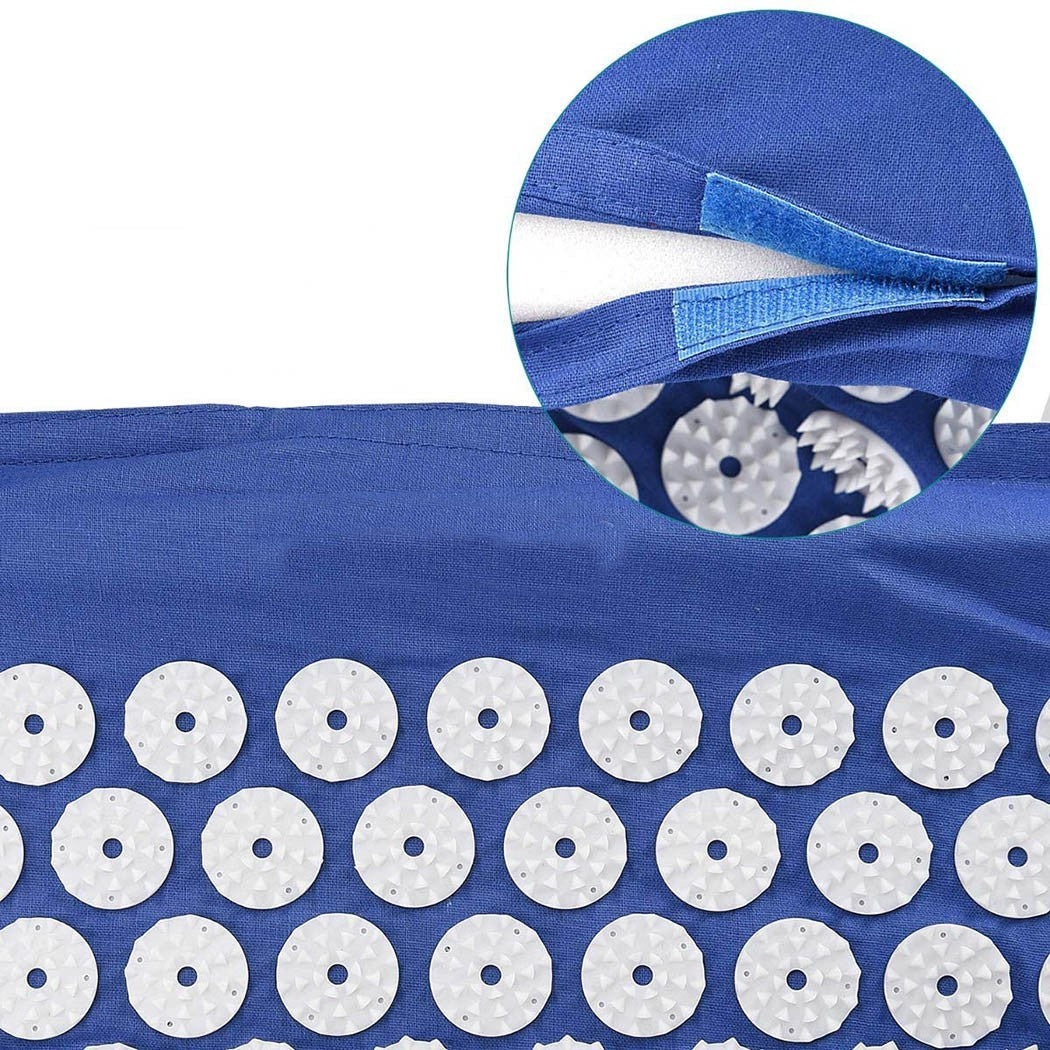Tapis d’acupression et coussin 303302 posture dos détendre les muscles