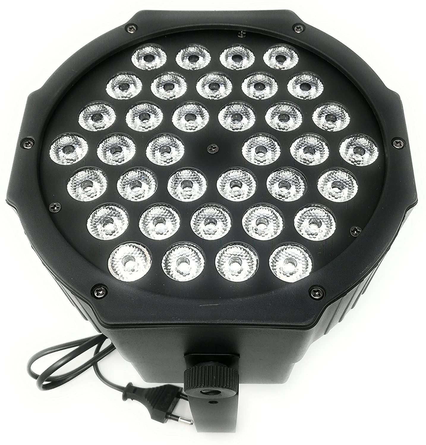 Phare strobo rgb projecteur 36 led coloré 000364 effet de disque 4 modes