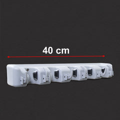Porte-balais avec 6 crochets d’économie d’espace 126654 pour garage, cuisine