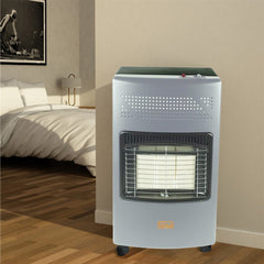 Poêle à gaz 71406 avec panneau infrarouge 3 briques VINCO 4200 W 36x41x72 cm
