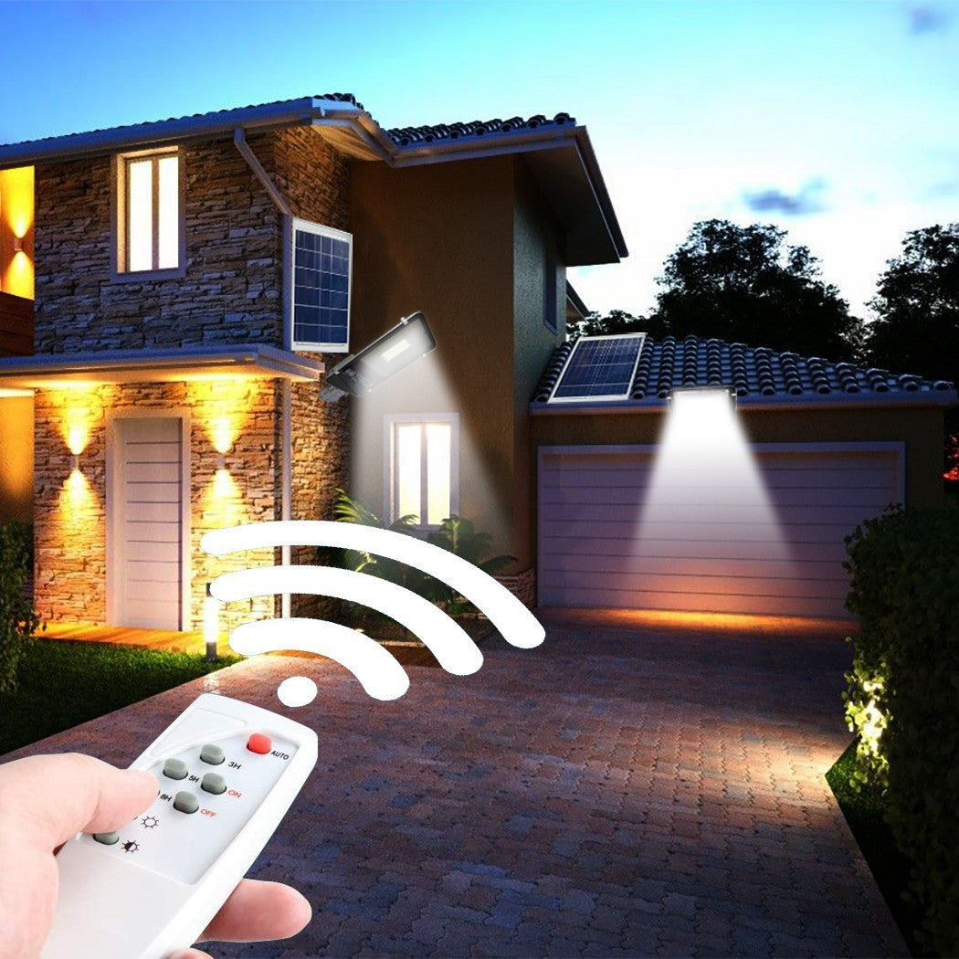 Lampadaire conduit smd à charge solaire 000114 avec télécommande 60W et support