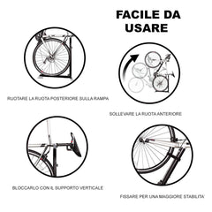 Support en T pour l’entretien et le présentoir de vélo universel