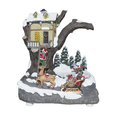 Village de Noël décoration MAISON 361008 mouvement lumières musique 19x16x22cm