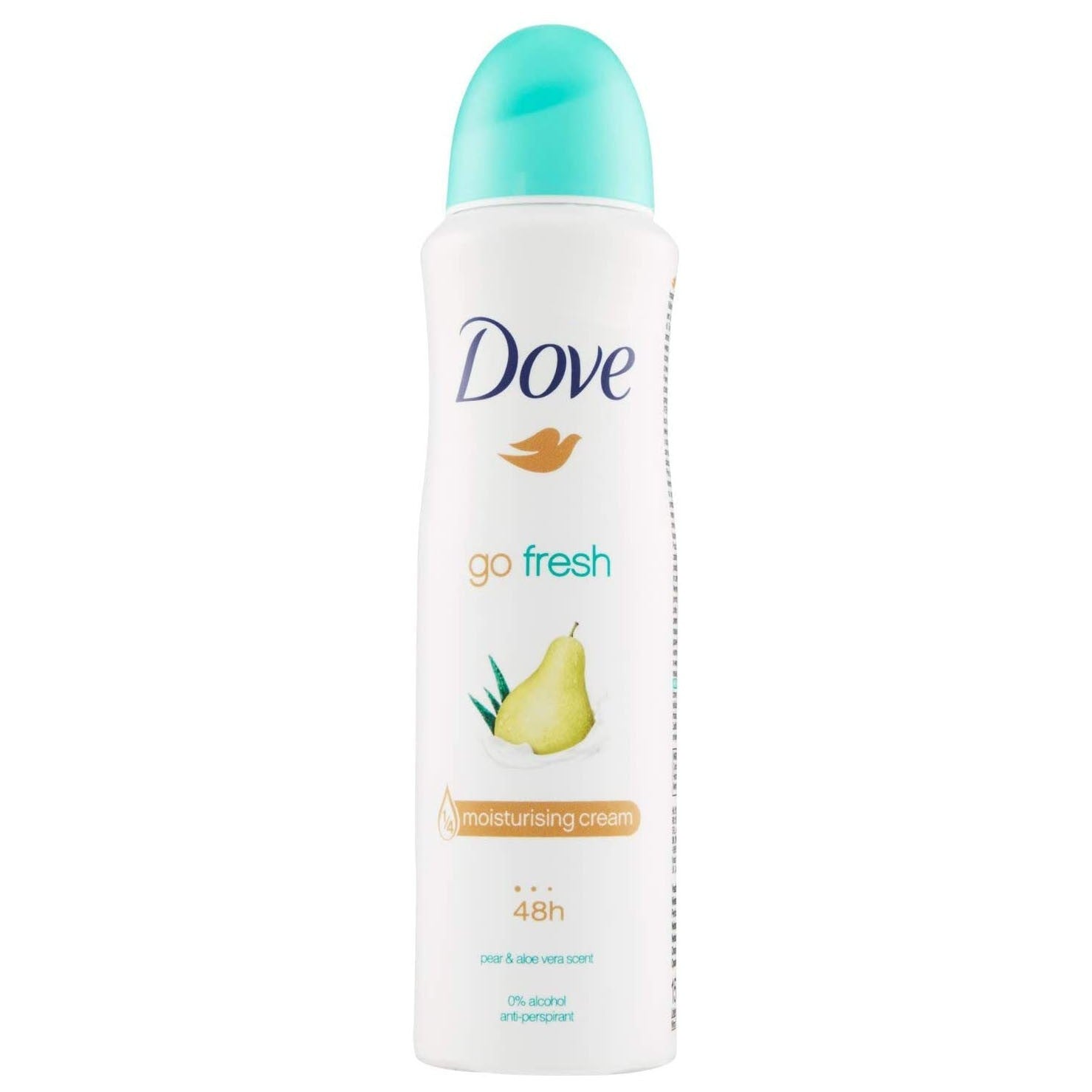 DOVE go fresh désodorisant à l’aloe vera et poire 559204 antirespirant 48h 250ml