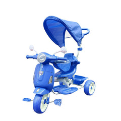 Tricycle poussoir enfants LT916 double frein et siège pivotant devant maman