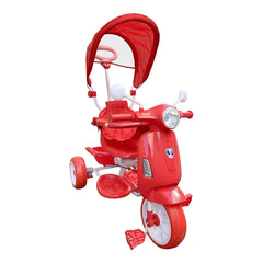 Tricycle poussoir enfants LT916 double frein et siège pivotant devant maman