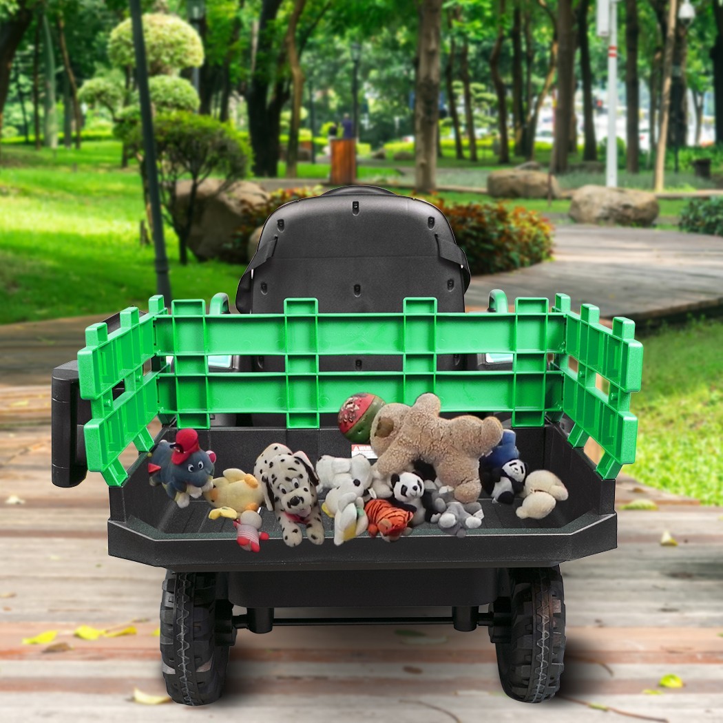 Tracteur électrique pour enfants 12V remorque BK0925 MP3 télécommande, lumières