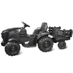 Tracteur électrique pour enfants 12V remorque BK0925 MP3 télécommande, lumières