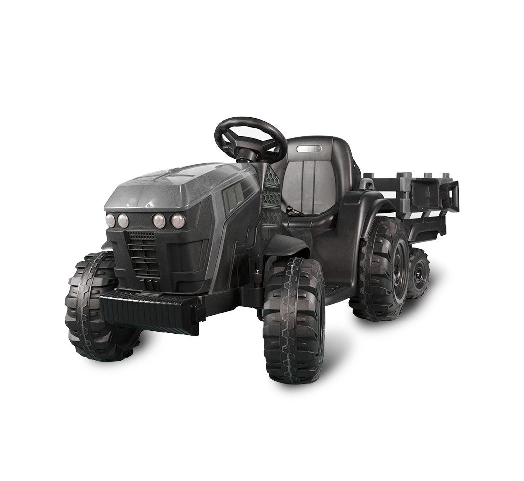 Tracteur électrique pour enfants 12V remorque BK0925 MP3 télécommande, lumières