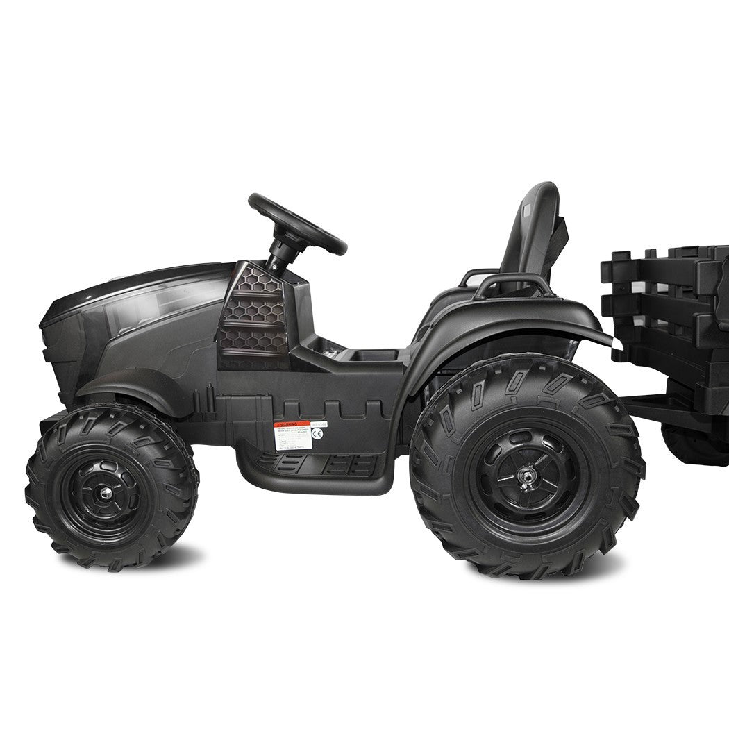 Tracteur électrique pour enfants 12V remorque BK0925 MP3 télécommande, lumières