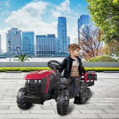 Tracteur électrique pour enfants 12V remorque BK0925 MP3 télécommande, lumières