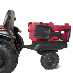 Tracteur électrique pour enfants 12V remorque BK0925 MP3 télécommande, lumières