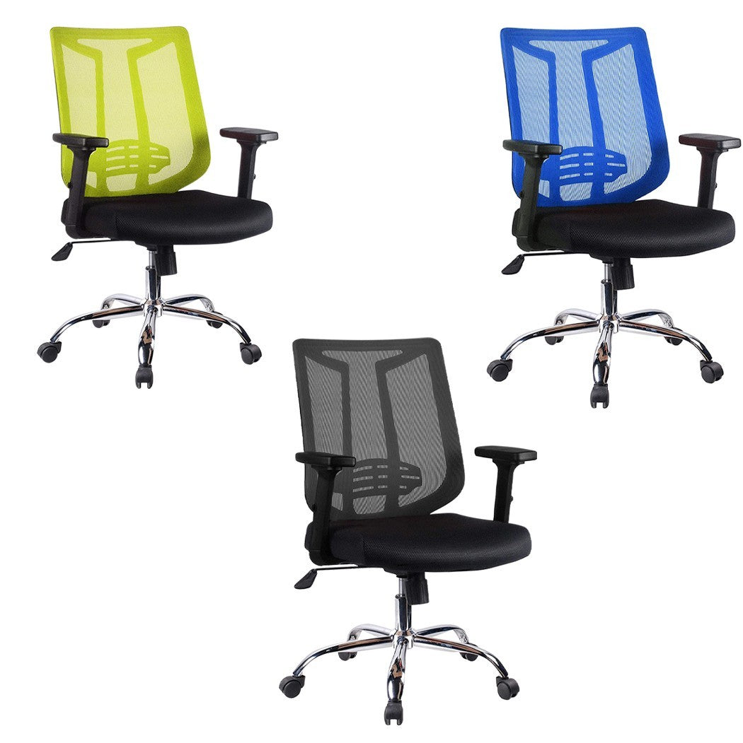 Fauteuil opératoire CLEVER pour bureau dossier respirant et support lombaire