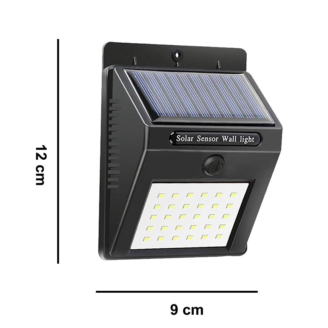 2 pièces Projecteur, recharge solaire et capteur de mouvement SMD 20 LED 1200mah