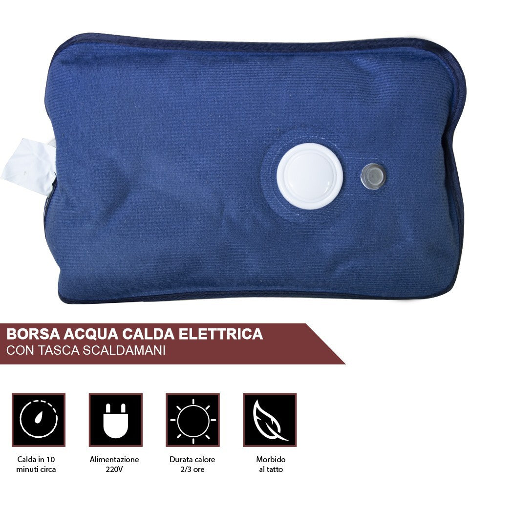 Sac d’eau chaude électrique 750963 poche de chauffe-mains 220V non remplissable